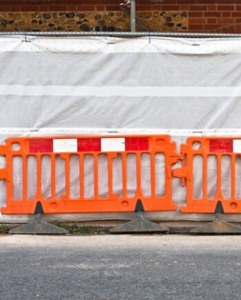 Plastic Safety Barrier Hire